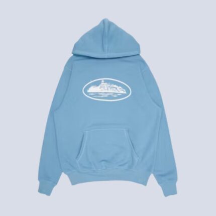 Corteiz Alcatraz Hoodie Blue